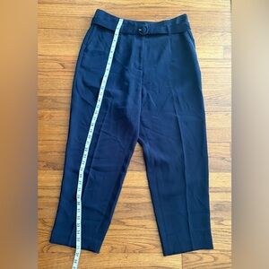 Boden Navy Trousers with Belt Size 8P